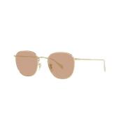 Oliver Peoples Brushed Gold Demo Lens Eyewear Frames Yellow, Herr