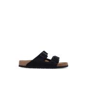 Birkenstock Arizona Soft Footbed Sandaler Black, Herr