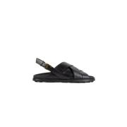 Tod's Flat Sandals Black, Dam