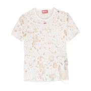 Diesel T-Shirts White, Dam