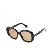 Max Mara Stiliga solglasögon för vardagsbruk Black, Dam
