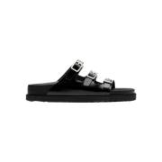 Birkenstock Sliders Black, Dam