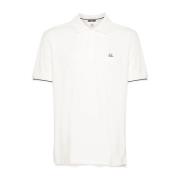 C.p. Company Polo Shirts White, Herr