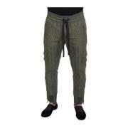 Dolce & Gabbana Slim-fit Trousers Green, Herr