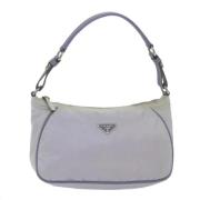 Prada Vintage Pre-owned Tyg prada-vskor Purple, Dam