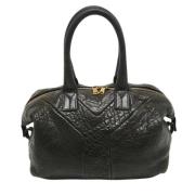 Yves Saint Laurent Vintage Pre-owned Laeder axelremsvskor Black, Dam