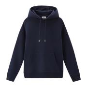 Woolrich Hoodies Blue, Herr