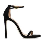 Stuart Weitzman Nudist klack sandaler Black, Dam