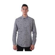 Daniele Alessandrini Blouses Shirts Gray, Herr