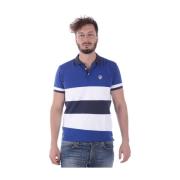 Emporio Armani EA7 Polo Shirts Blue, Herr