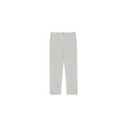 Noyoco Straight Trousers White, Herr