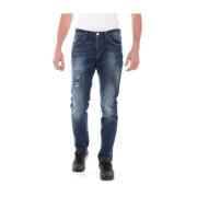 Daniele Alessandrini Klassiska Denim Jeans för Män Blue, Herr