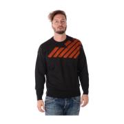 Emporio Armani Mysig Stickad Tröja Pullover Black, Herr