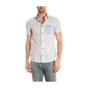 Armani Jeans Blouses Shirts White, Herr