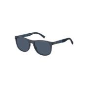 Tommy Hilfiger Matte Blue Blue Solglasögon Blue, Unisex