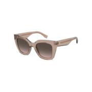 Tommy Hilfiger Nude Frame Brown Shaded Solglasögon Pink, Unisex