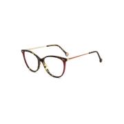 Carolina Herrera Stiliga Havana Red Glasögon Brown, Unisex