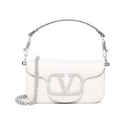 Valentino Garavani Elegant Designer Handväskor Samling White, Dam