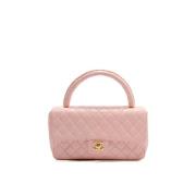 Chanel Vintage Pre-owned Canvas axelremsvskor Pink, Dam