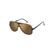 Carrera Svart & Brun Polariserade Solglasögon Black, Unisex