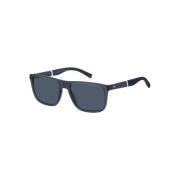 Tommy Hilfiger Matte Blue Blue Solglasögon Blue, Unisex