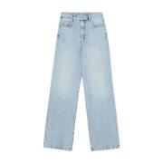 Patrizia Pepe Straight Jeans Blue, Dam