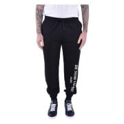 IH NOM UH NIT Logo Jogger Byxor Svart Bomull Black, Herr