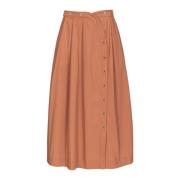 Pinko Midi Skirts Brown, Dam