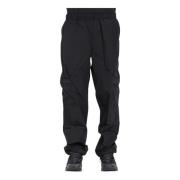 Rains Straight Trousers Black, Herr