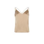 Dante 6 Sleeveless Tops Beige, Dam