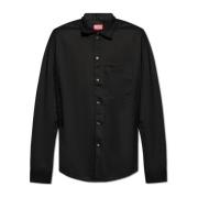 Diesel S-Emil linneskjorta Black, Herr