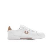 Fred Perry Klassiska lädersneakers White, Herr