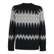 Laneus Round-neck Knitwear Gray, Herr