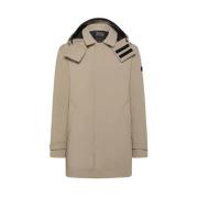 Peuterey Herr Groff Trench med Avtagbar Huva Beige, Herr