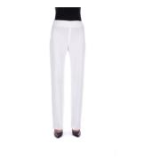 Liu Jo Wide Trousers White, Dam