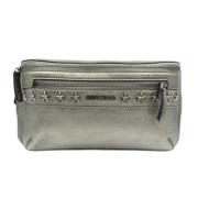 Jimmy Choo Pre-owned Pre-owned Laeder crossbodyvskor Gray, Dam