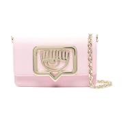 Chiara Ferragni Collection Rosa Eyelike Buckle Sketch Väskor Pink, Dam