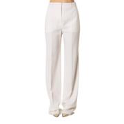 Max Mara Studio Trousers White, Dam