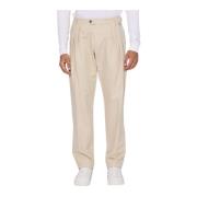 John Richmond Straight Trousers Beige, Herr