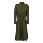 Polo Ralph Lauren Shirt Dresses Green, Dam