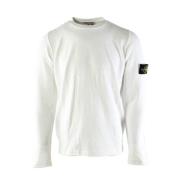 Stone Island Vit Herrtröja White, Herr