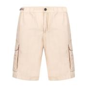 Paul & Shark Sabbia Bomull Bermuda Shorts Beige, Herr