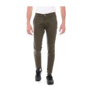 Daniele Alessandrini Slim Fit Byxor Green, Herr