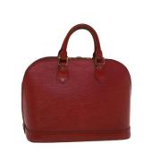 Louis Vuitton Vintage Pre-owned Laeder handvskor Red, Dam