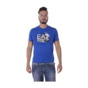 Emporio Armani EA7 Sweatshirts Blue, Herr