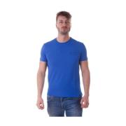 Emporio Armani EA7 Sweatshirt T-shirt Combo Blue, Herr