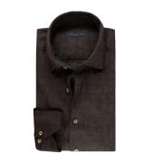 Stenströms Casual Shirts Brown, Herr