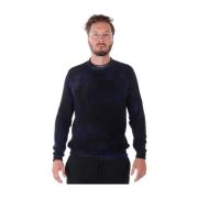 Daniele Alessandrini Sweatshirts Blue, Herr