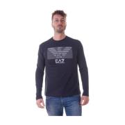 Emporio Armani EA7 Sweatshirts Blue, Herr