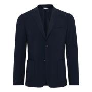 Gentiluomo Bergomi Navy Blue Blazer Blue, Herr